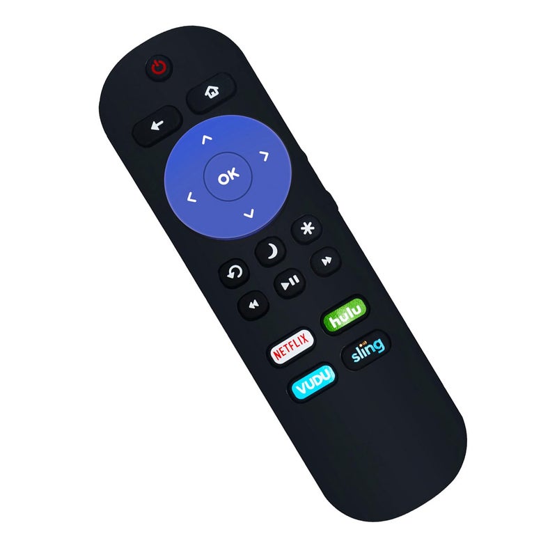 ZdalaMit 101018E0025 Replace Remote Applicable for Philips Roku TV 40PFL4662/F7 32PFL4664/F7 65PFL4864/F7 50PFL4864/F7 55PFL4864/F7 32PFL4764/F7 32PFL4763/F7 50PFL4763/F7 43PFL4763/F7 43PFL4662/F7 43PFL4962/F7 - Image 4